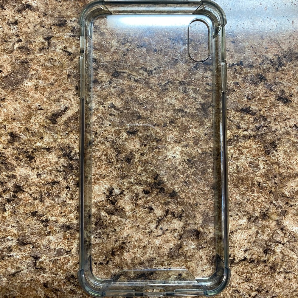 Transparent iPhone XS Max case